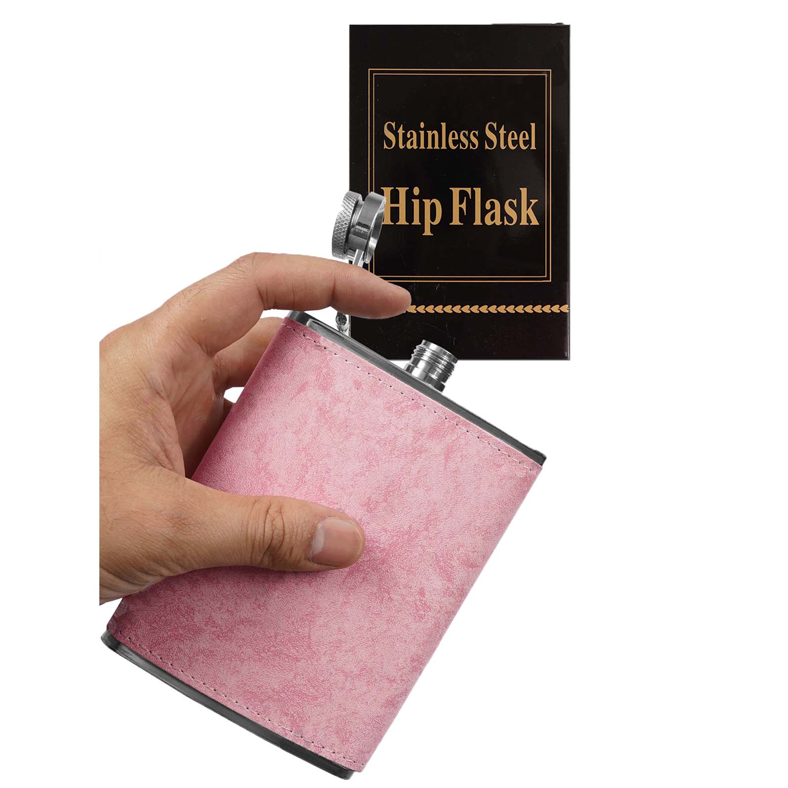 Miniatura 3 de Wiskera En Acero Inoxidable De 8 Oz Rosa